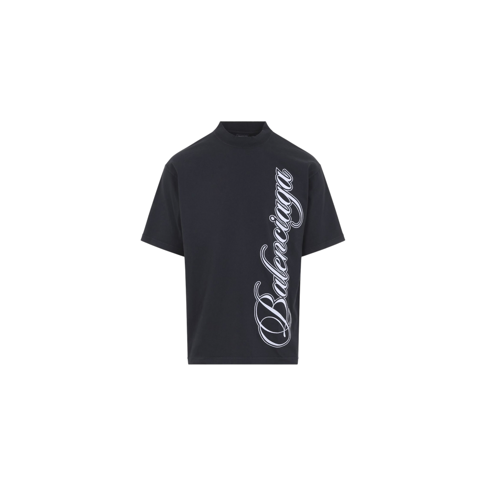 Remera Balenciaga Cursive Medium Fit