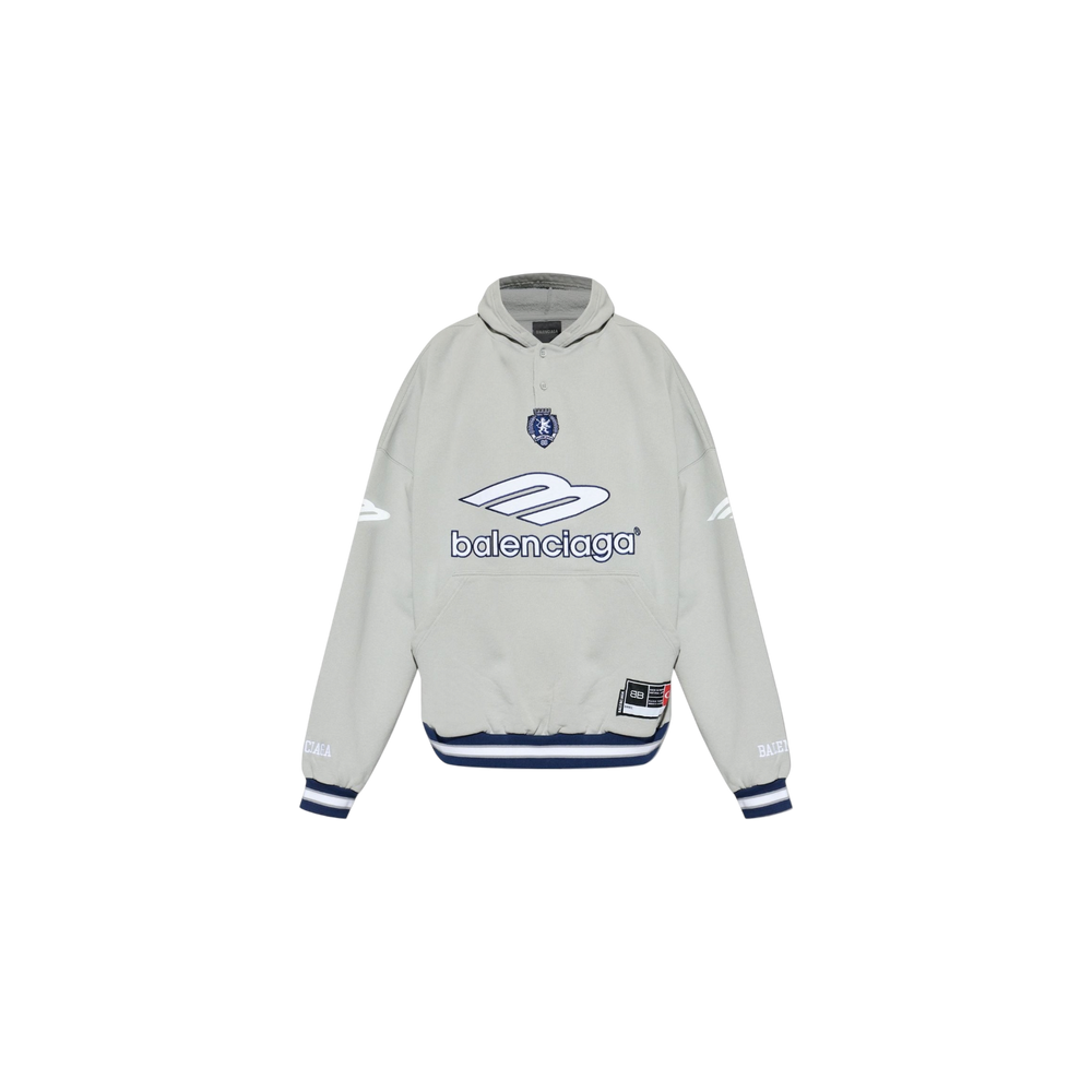 Balenciaga Logo-Detailed Polo Hoodie