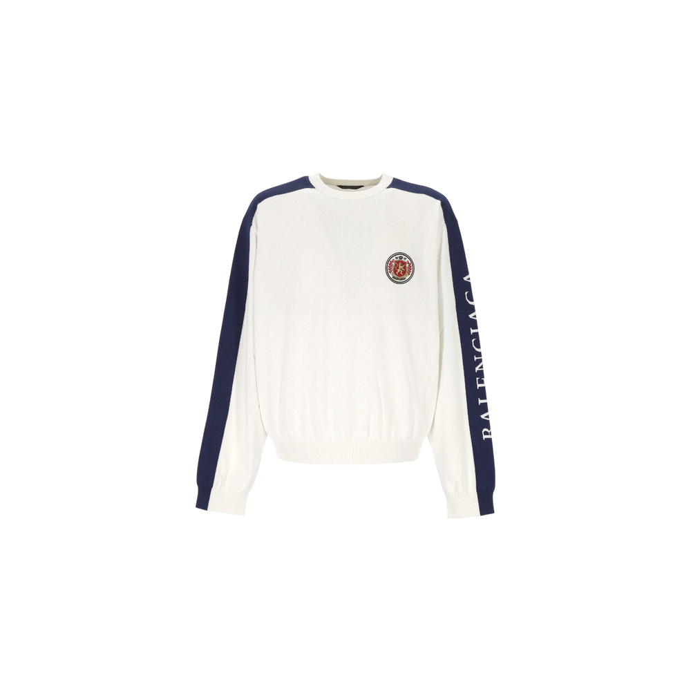 Balenciaga Side Striped Crewneck Sweatshirt
