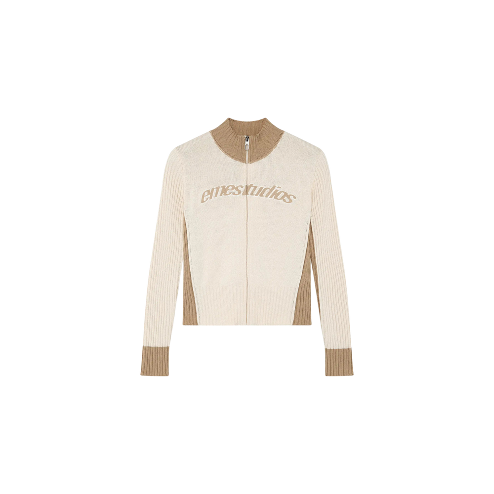 Eme Studios Betty Off Sand Zipper Knit