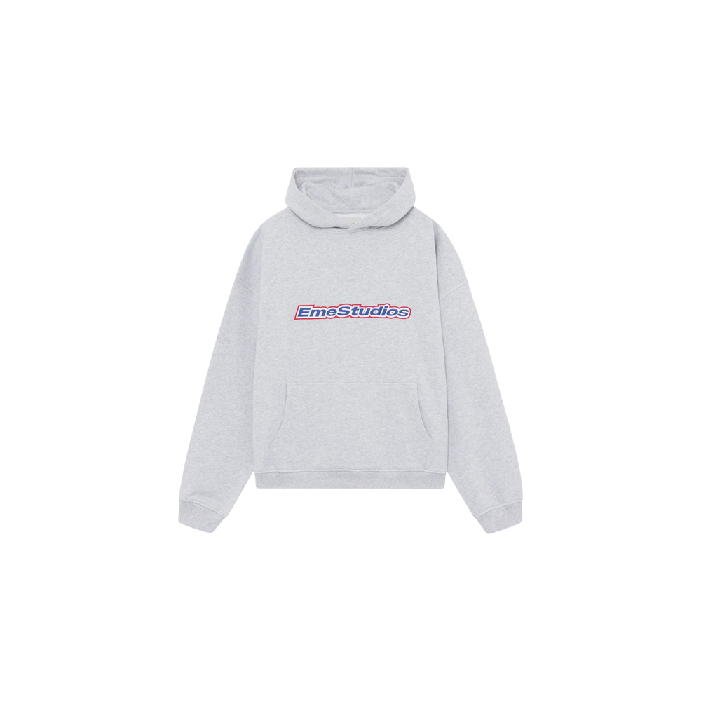 Eme Studios Box Heather Grey Oversized Hoodie