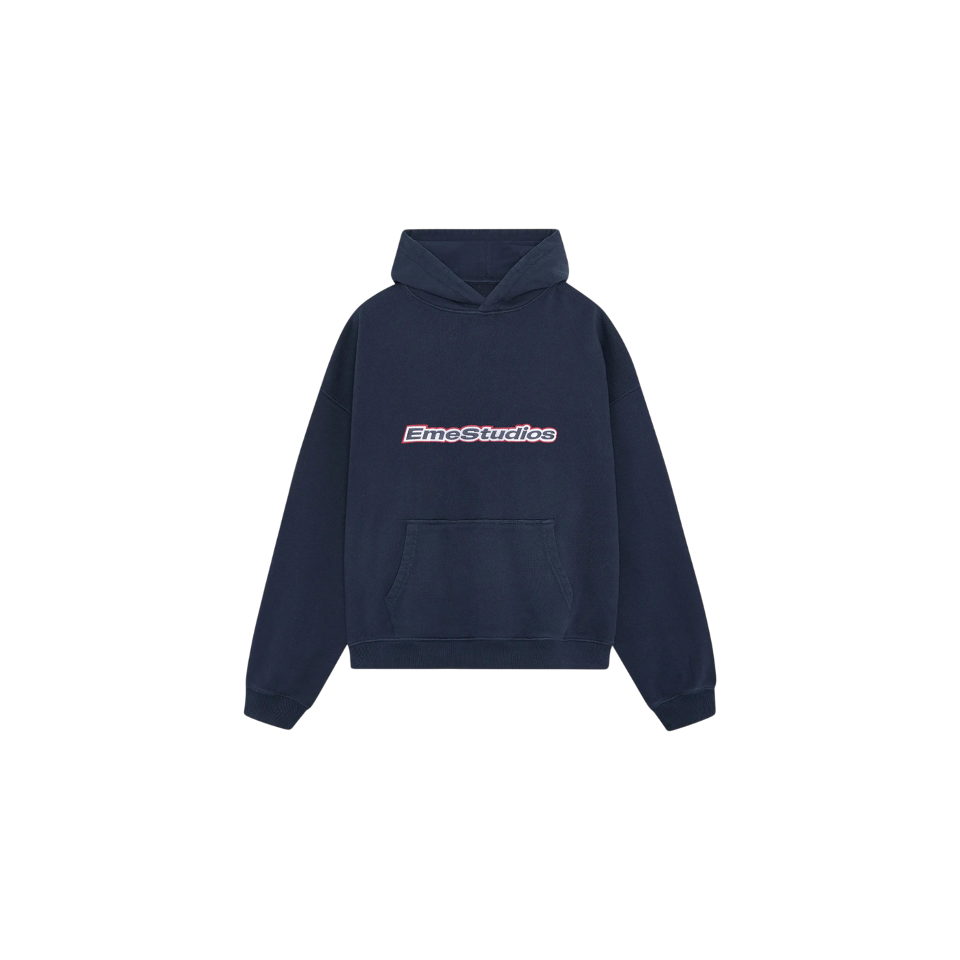Eme Studios Box Navy Oversized Hoodie
