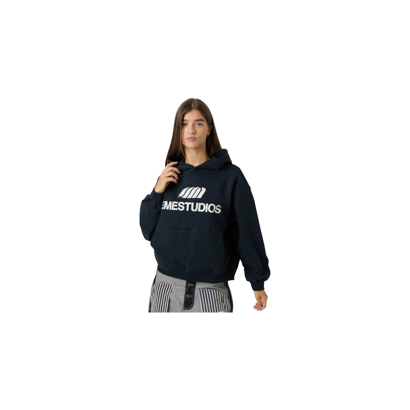 Eme Studios Brook Navy Oversized Hoodie