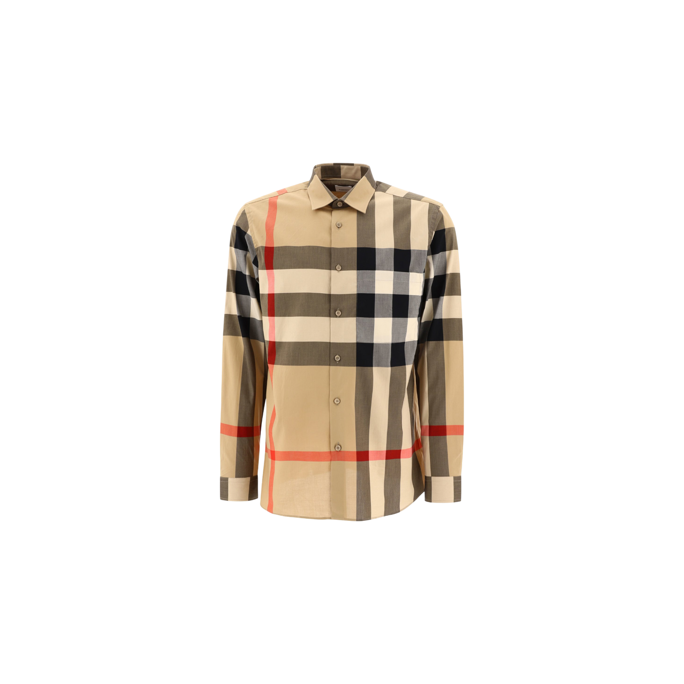 Burberry Checked Button-Up Shirt