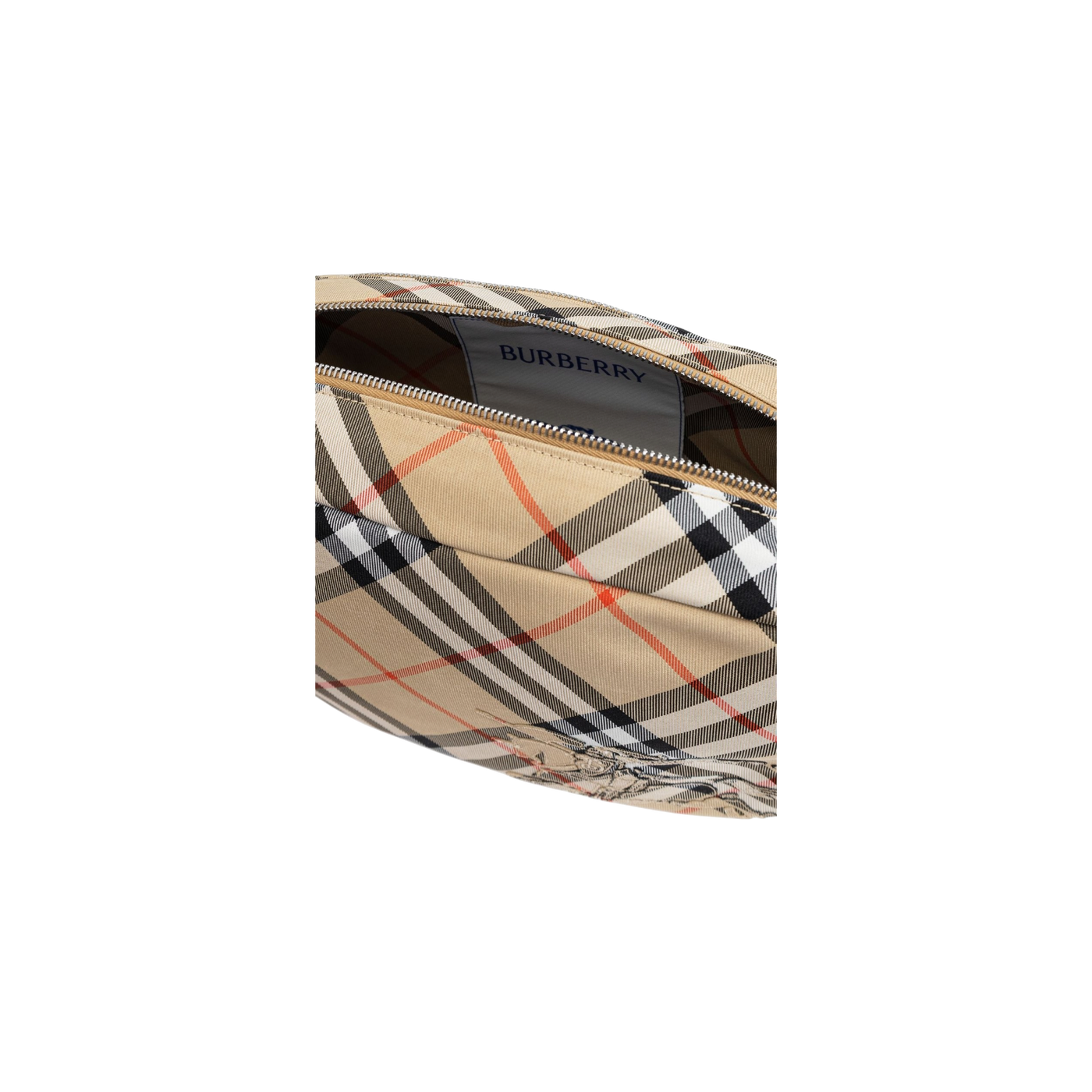 Burberry Vintage Check Equestrian Knight Motif Messenger Bag