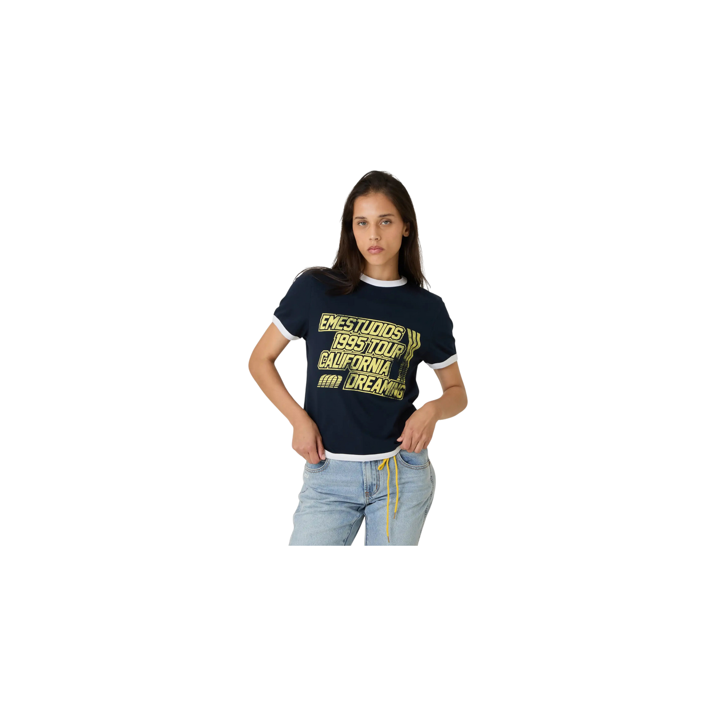 Eme Studios California Navy Oversized T-Shirt