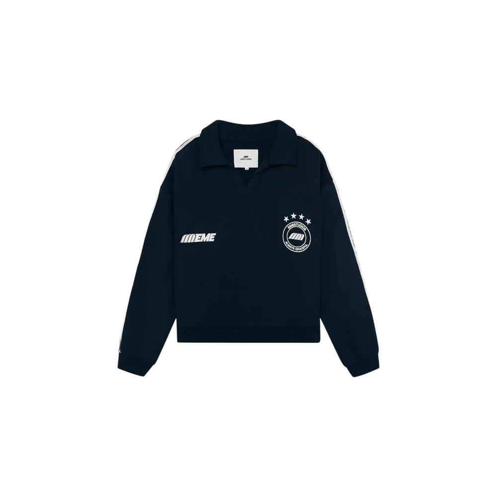 Eme Studios Cane Shadow Polo Crewneck