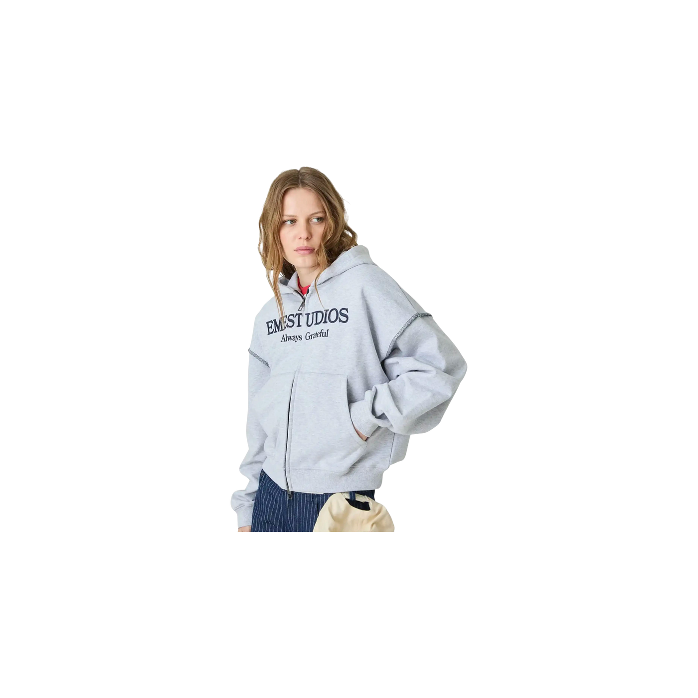 Eme Studios Capri Heather Grey Full Zip