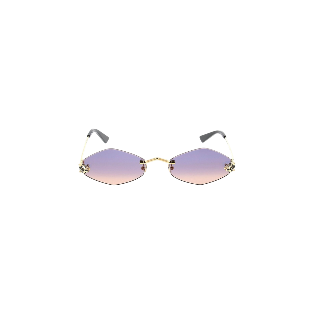 Cartier Geometric Frame Sunglasses