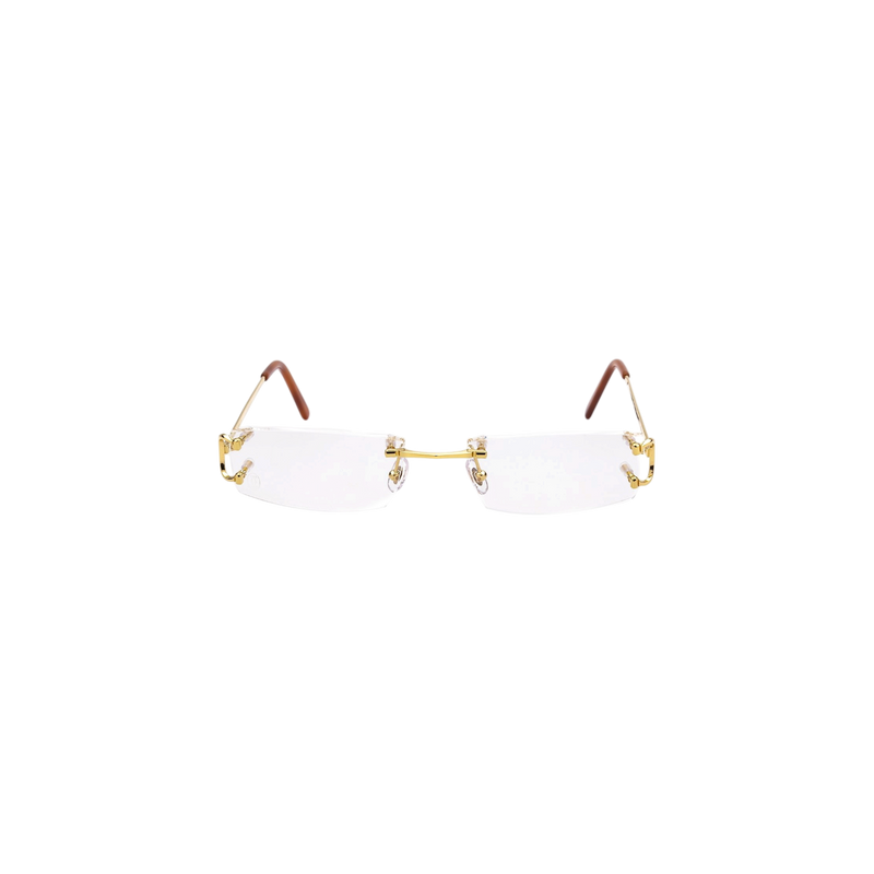 Lentes Cartier Rimless Marco Rectangular