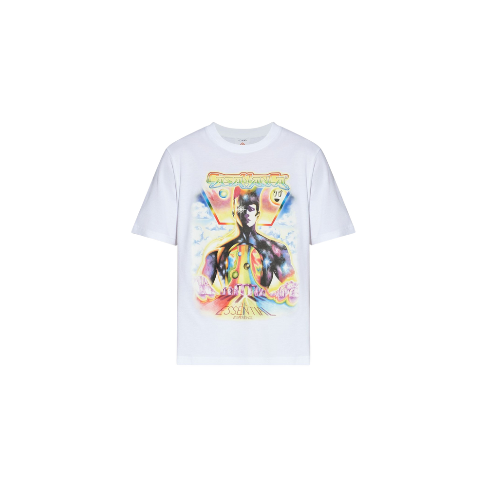 Casablanca Graphic Printed Crewneck T-Shirt