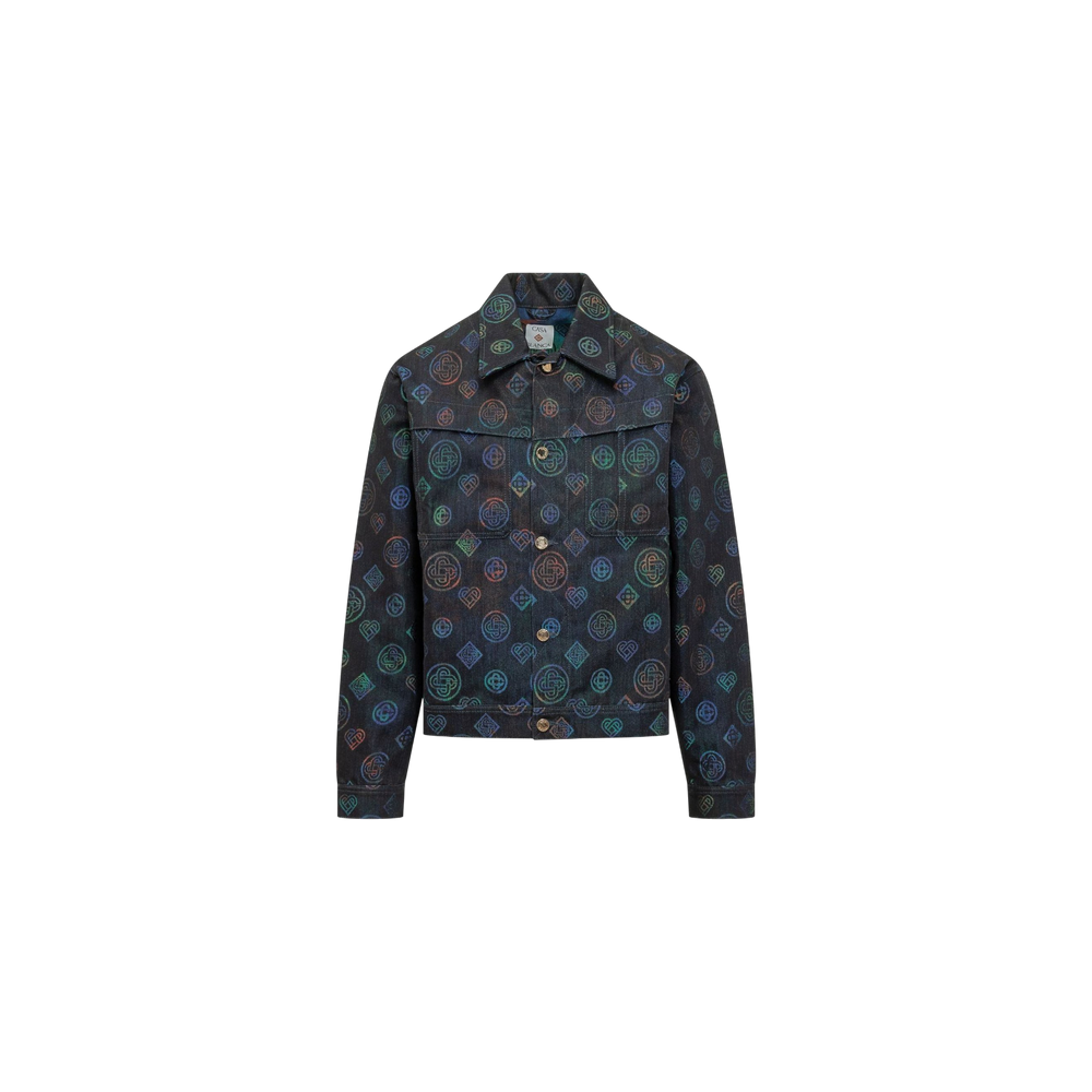 Casablanca Heatmp Monogram Denim Jacket