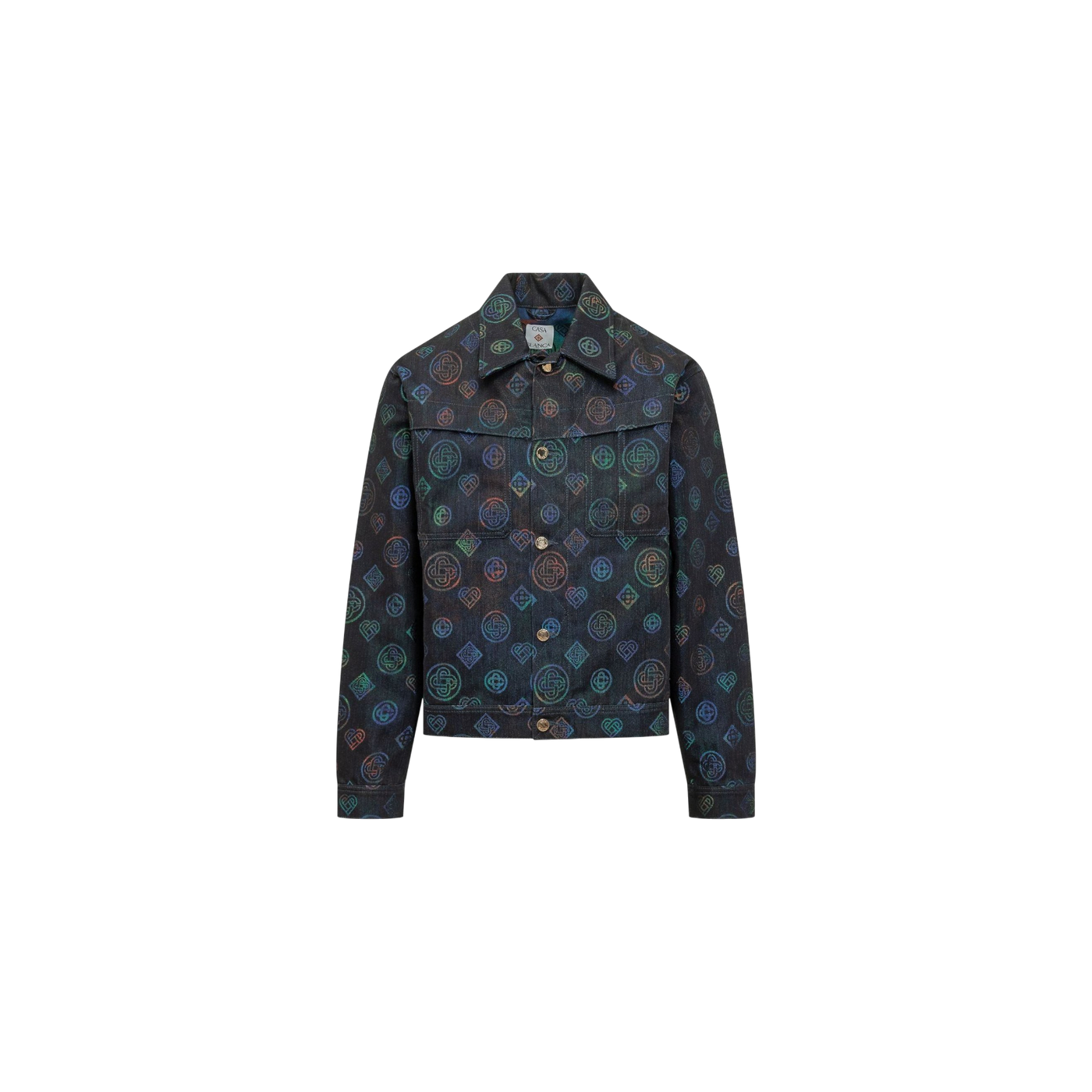 Casablanca Heatmp Monogram Denim Jacket