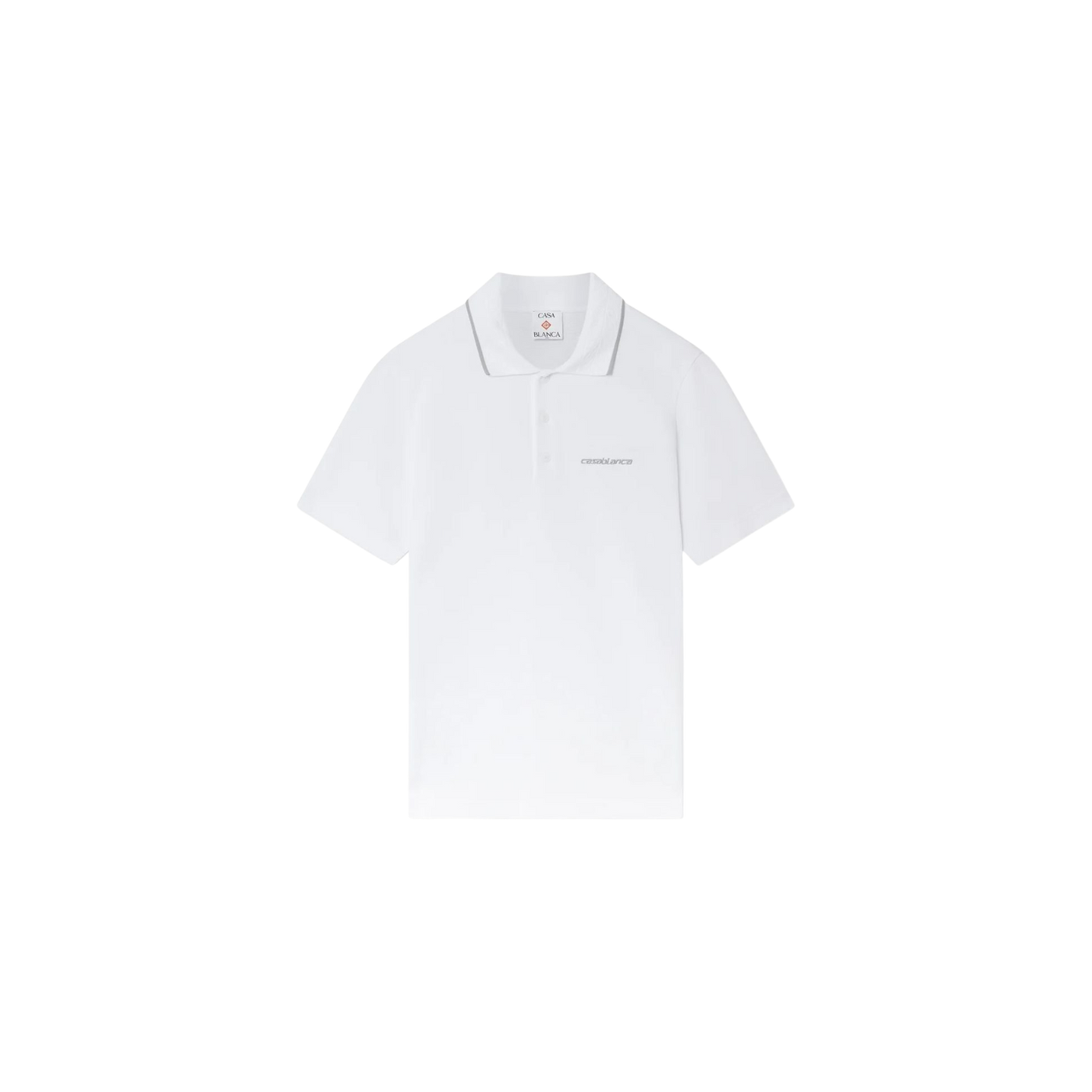 Casablanca Logo Embroidered Polo Shirt