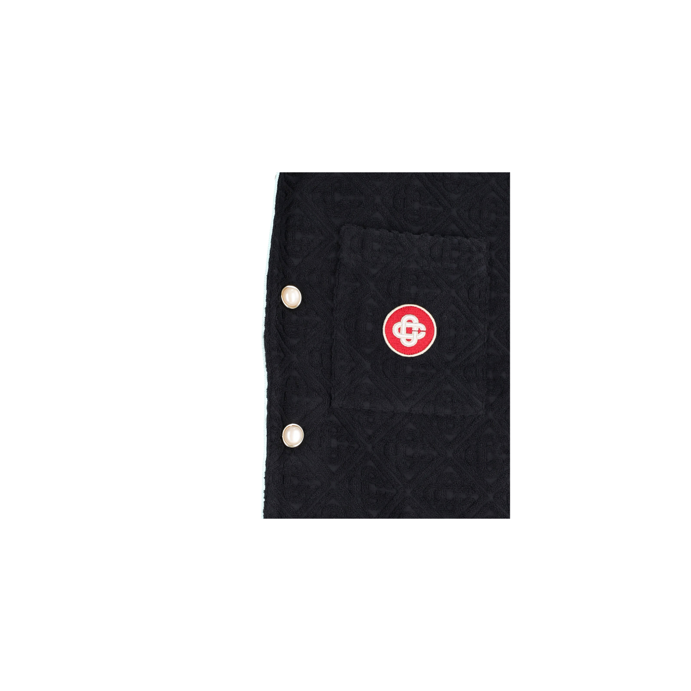 Casablanca Short-Sleeved Towelling Shirt