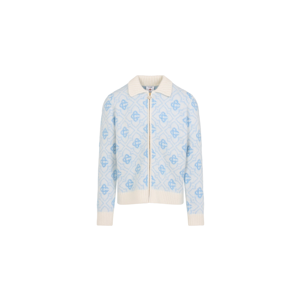 Casablanca Monogram Zipped Jumper