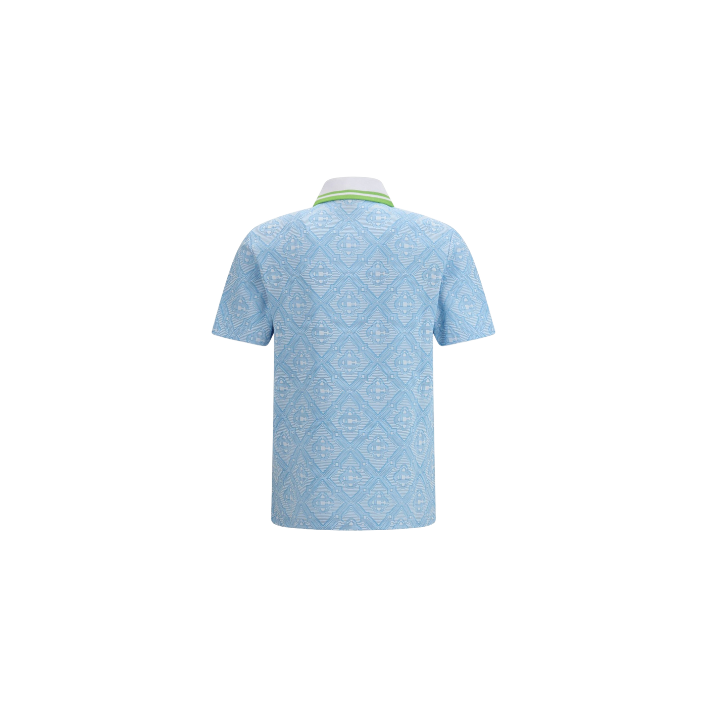 Casablanca Short-Sleeved Jacquard Polo Shirt