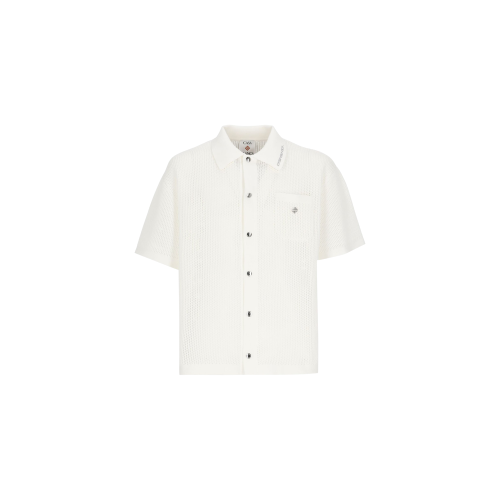 Casablanca Short Sleeved Mesh Shirt