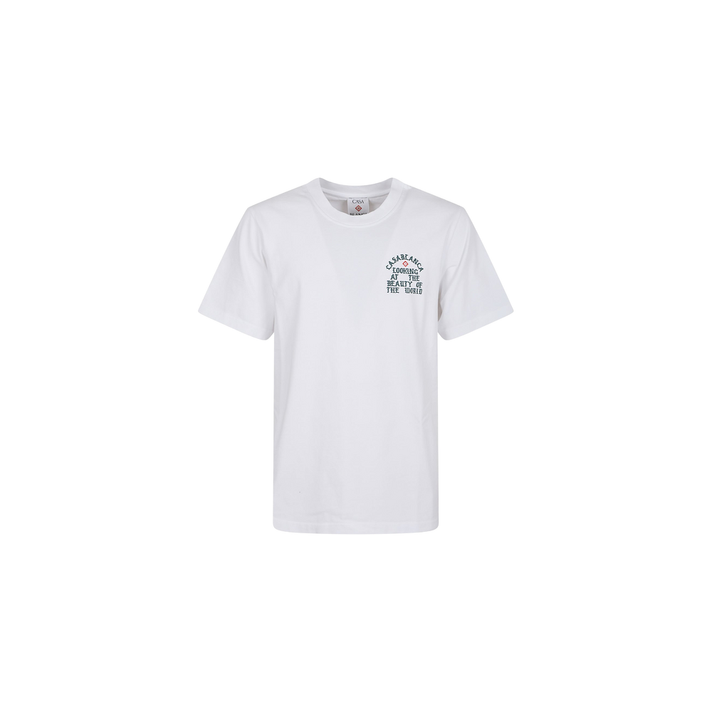 Casablanca Slogan Printed T-Shirt