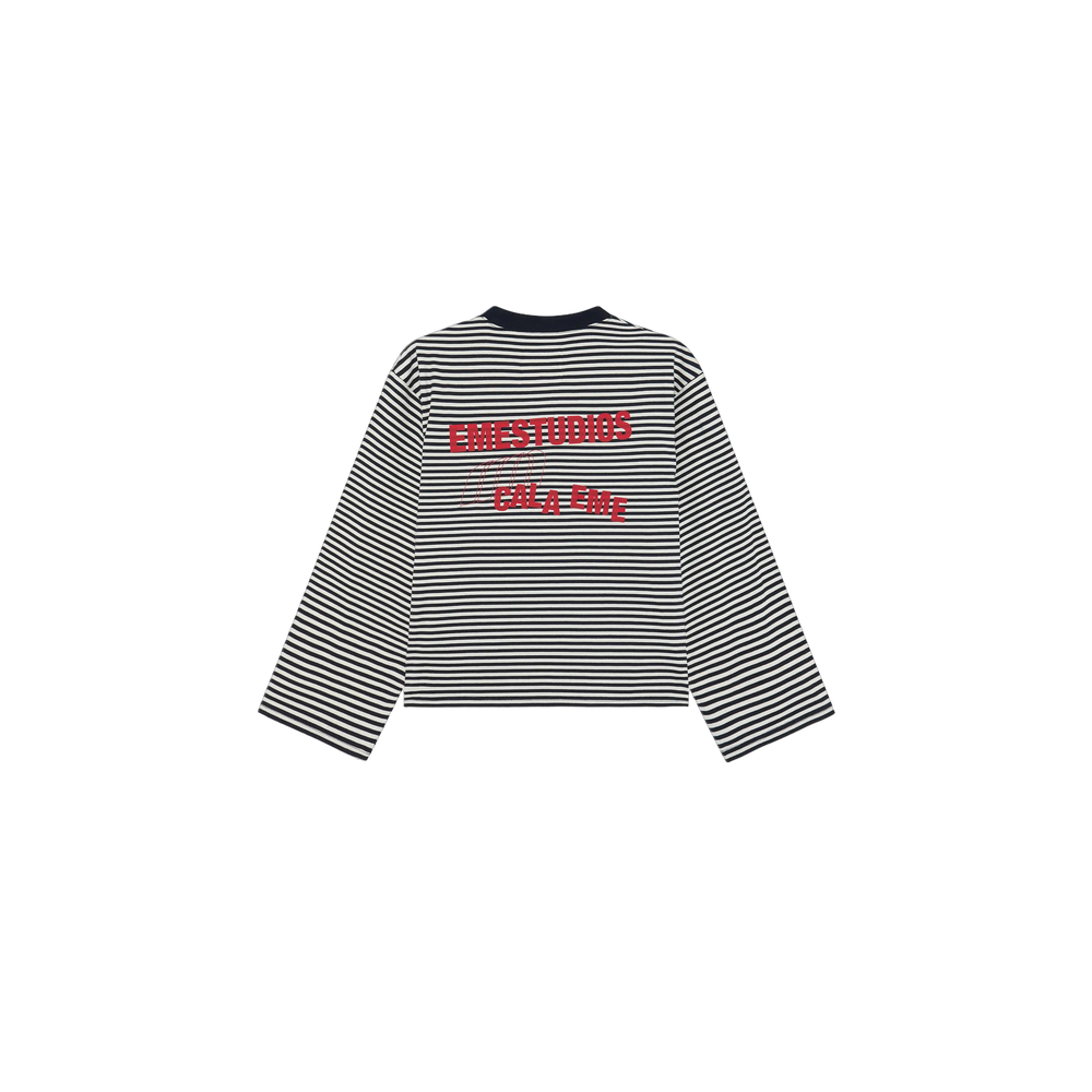 Eme Studios Cedar Navy Striped Long Sleeve