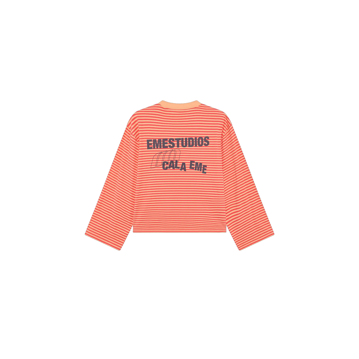 Eme Studios Cedar Peach Striped Long Sleeve