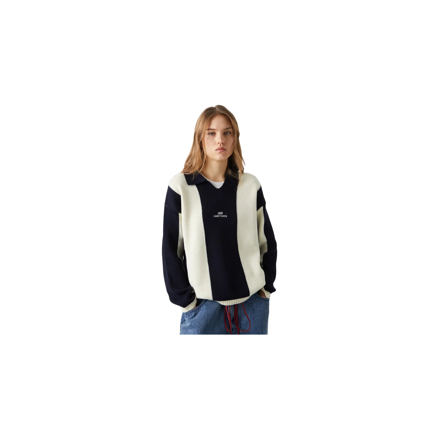 Eme Studios Celery Marine Knit Sweater