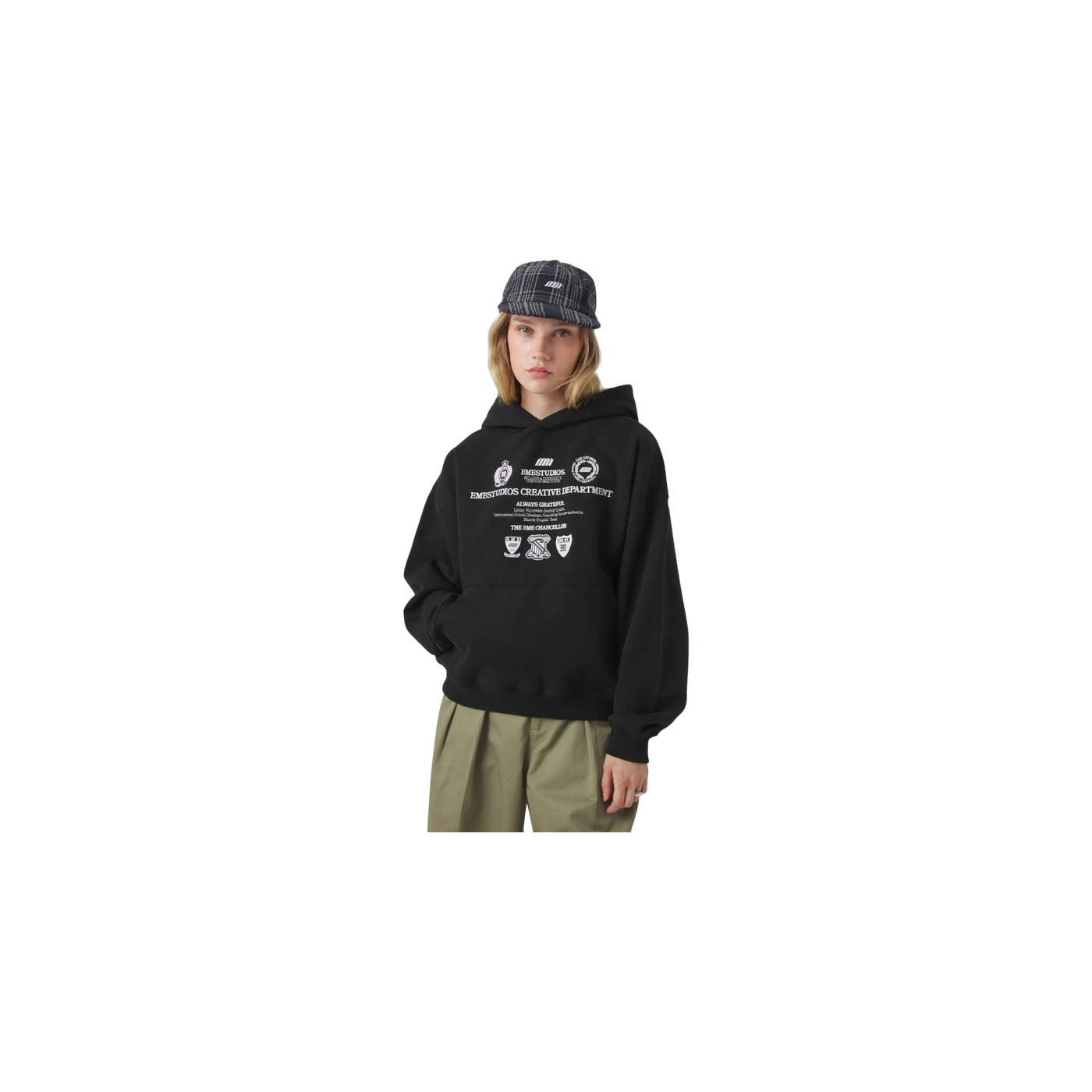 Eme Studios Chancellor Black Oversized Hoodie