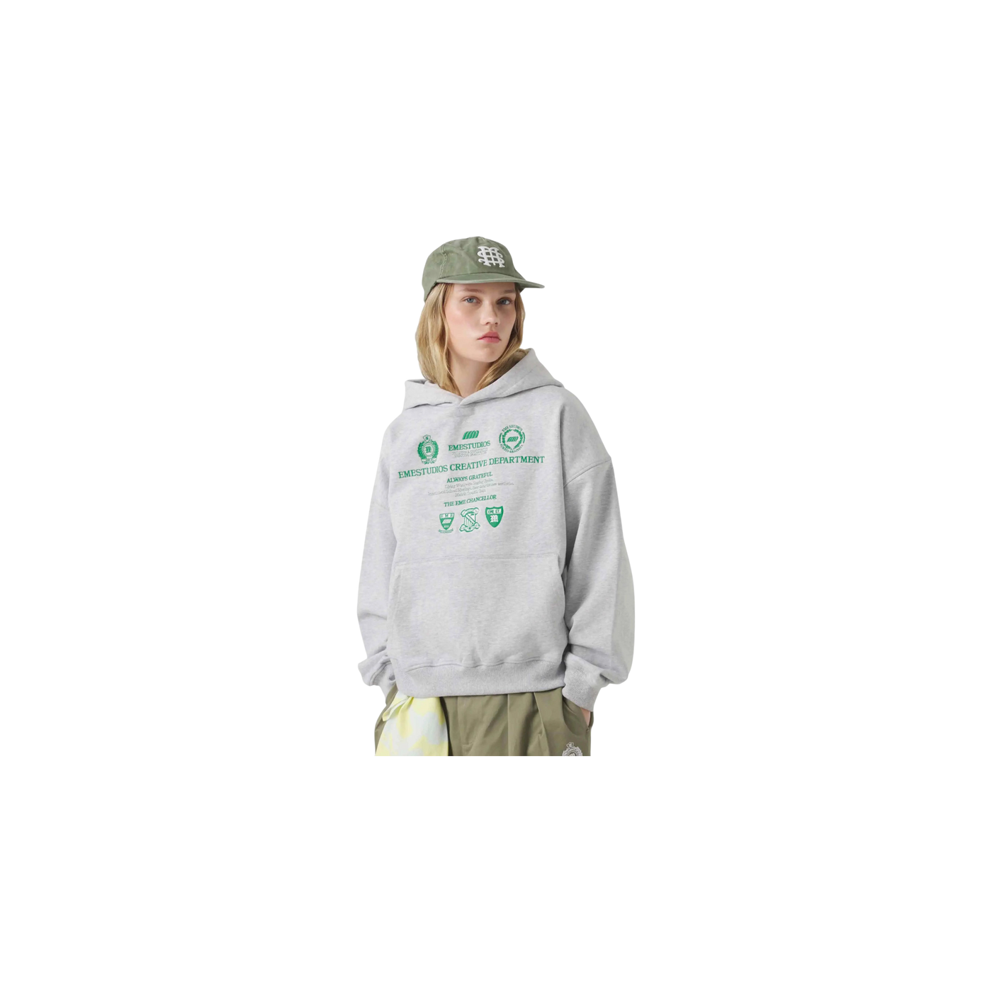 Eme Studios Chancellor Grey Oversized Hoodie