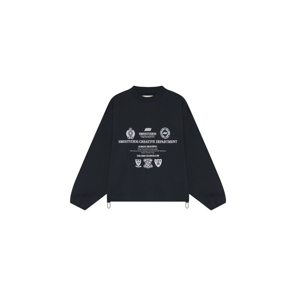Eme Studios Chancellor Night Sky Oversized Crewneck