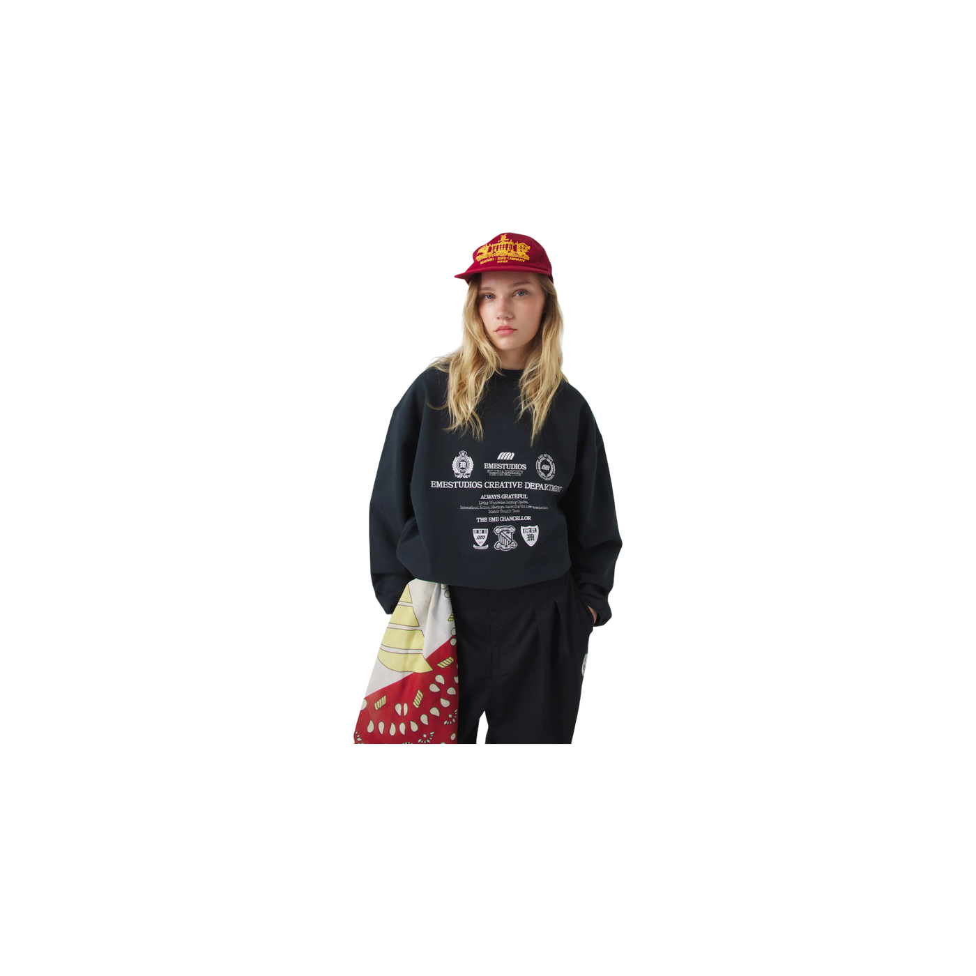 Eme Studios Chancellor Night Sky Oversized Crewneck