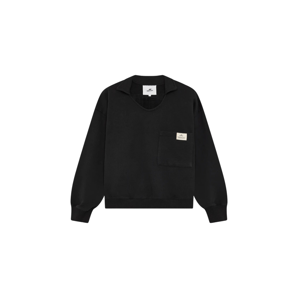 Eme Studios Chesnut Shadow Polo Crewneck
