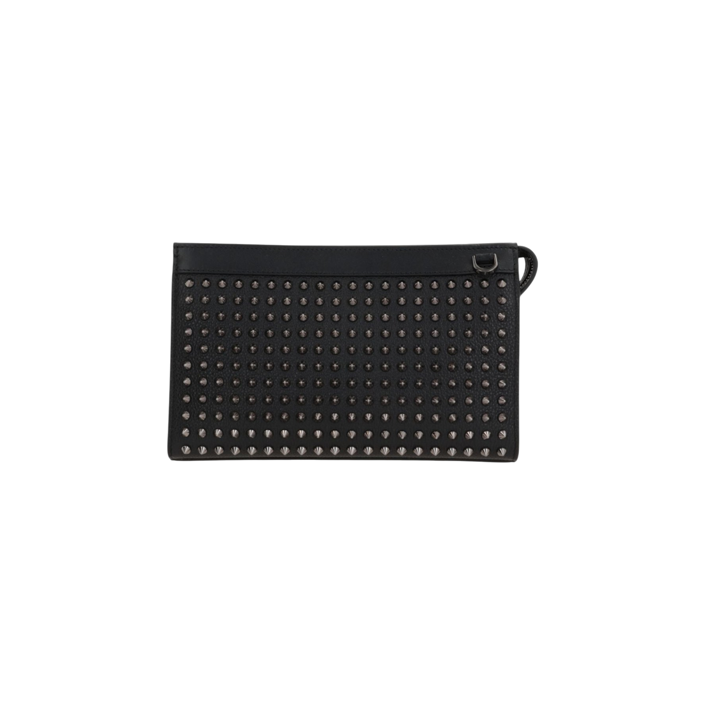 Christian Louboutin Funky Studded Zip-Up Clutch Bag