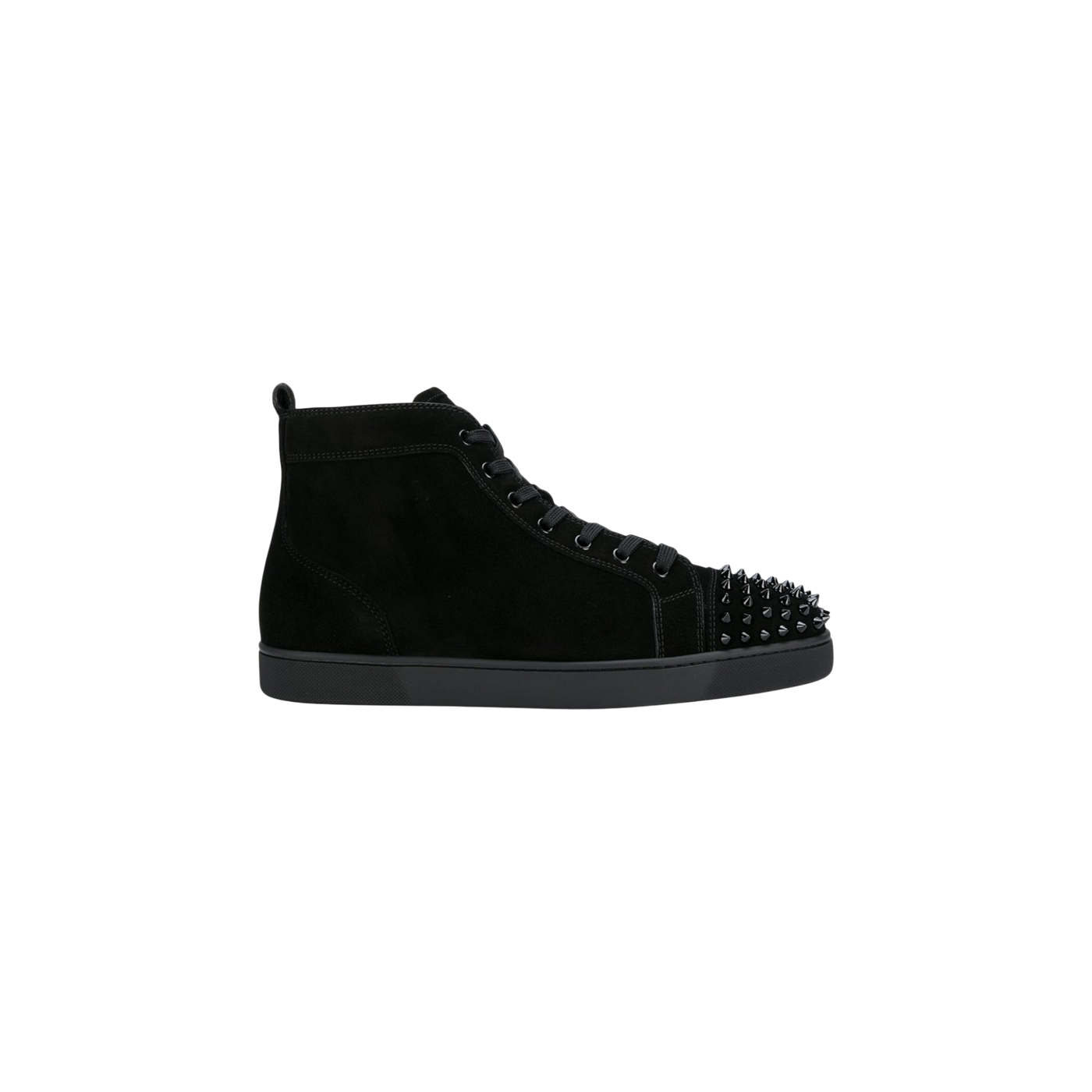 Christian Louboutin Lou Spikes Embellished High-Top