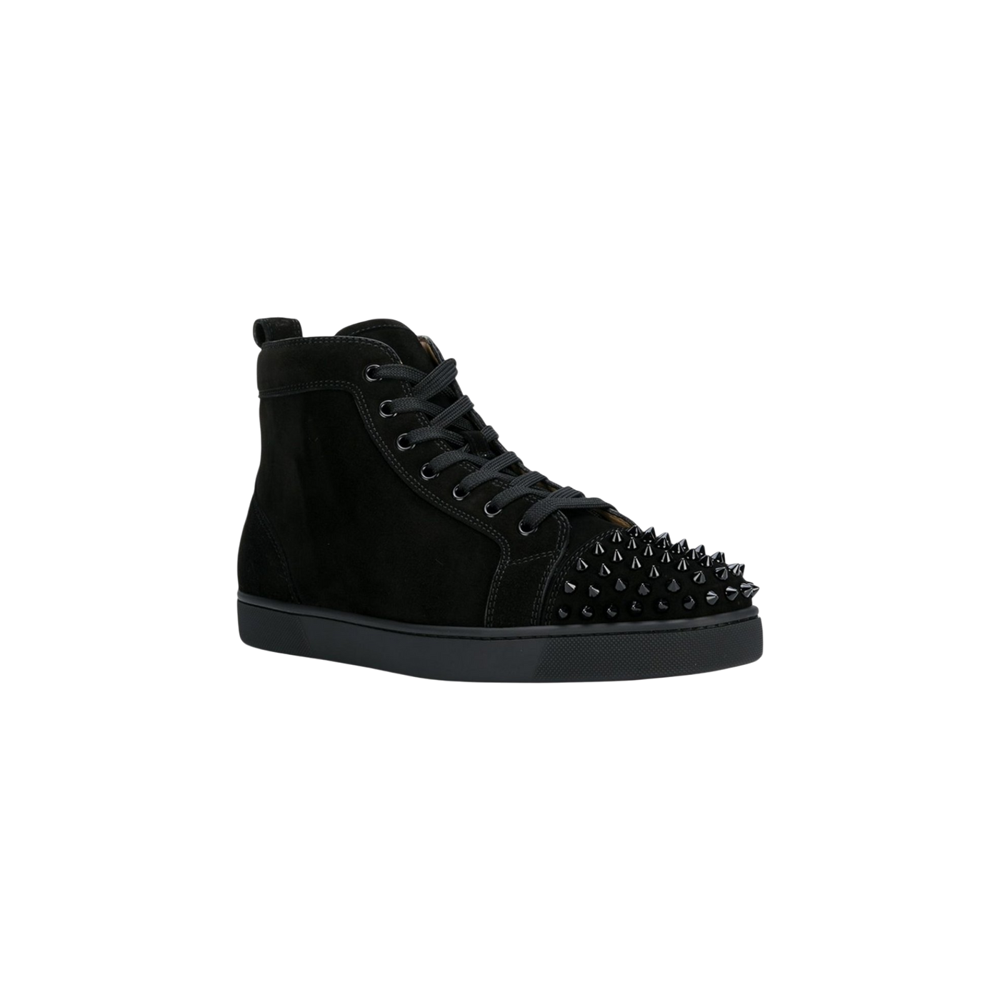 Christian Louboutin Lou Spikes Embellished High-Top