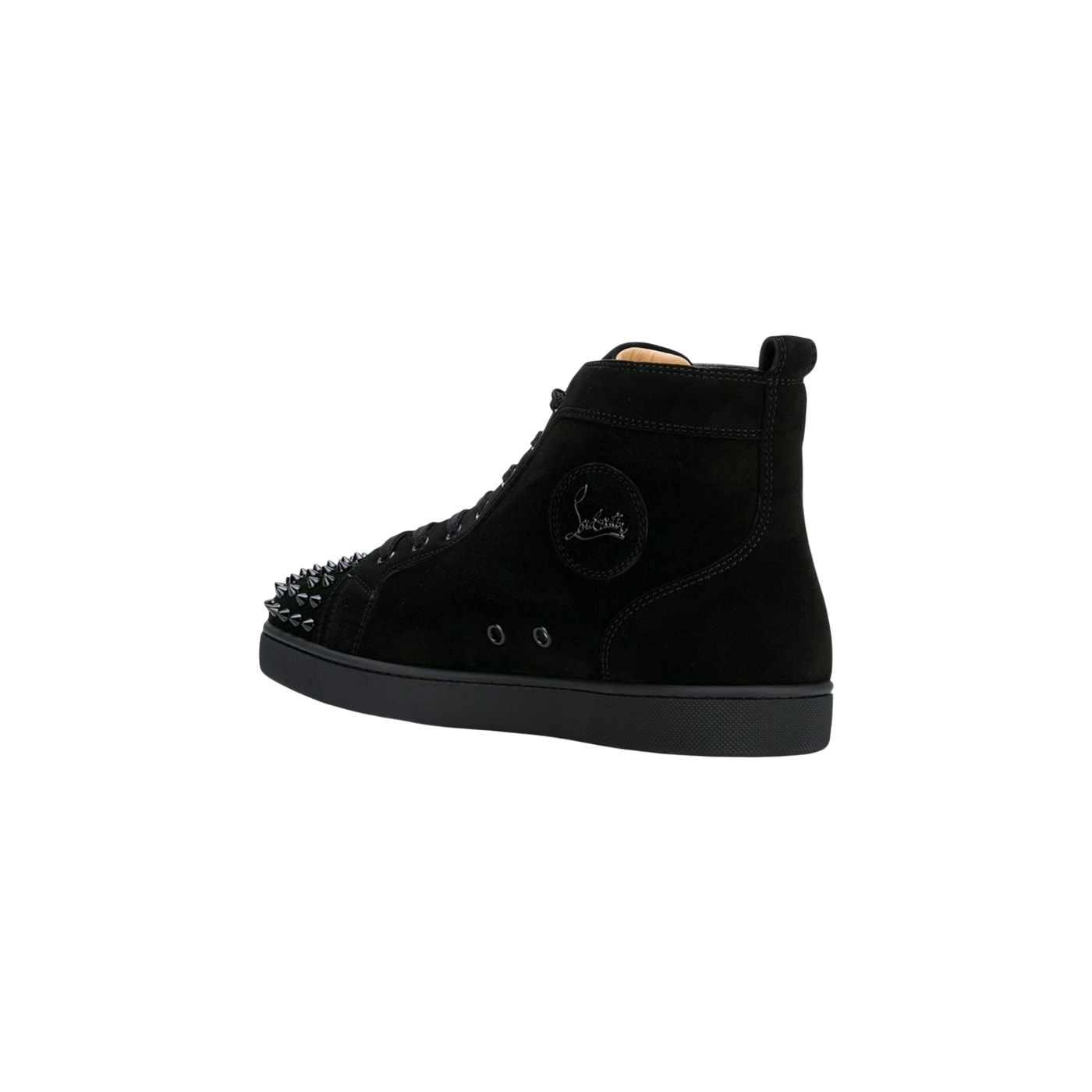 Christian Louboutin Lou Spikes Embellished High-Top