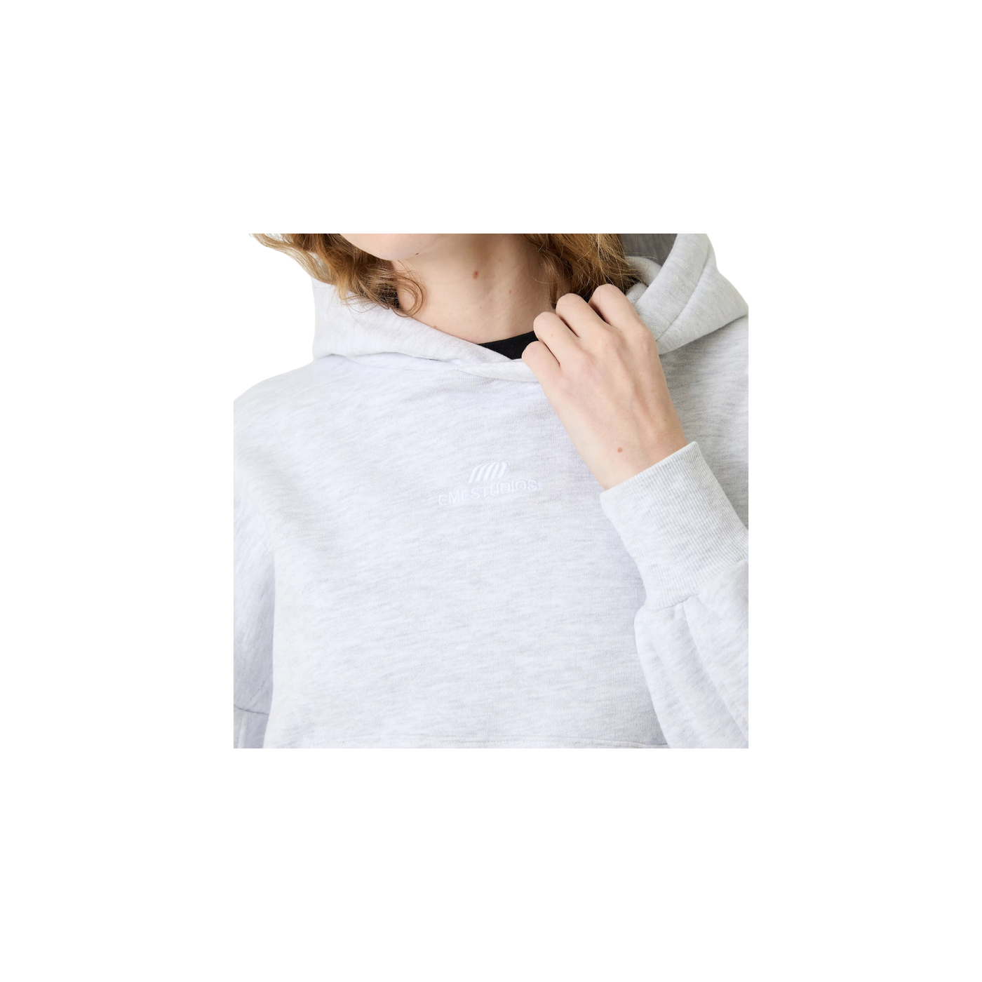 Eme Studios Cinam Heather Grey Oversized Hoodie