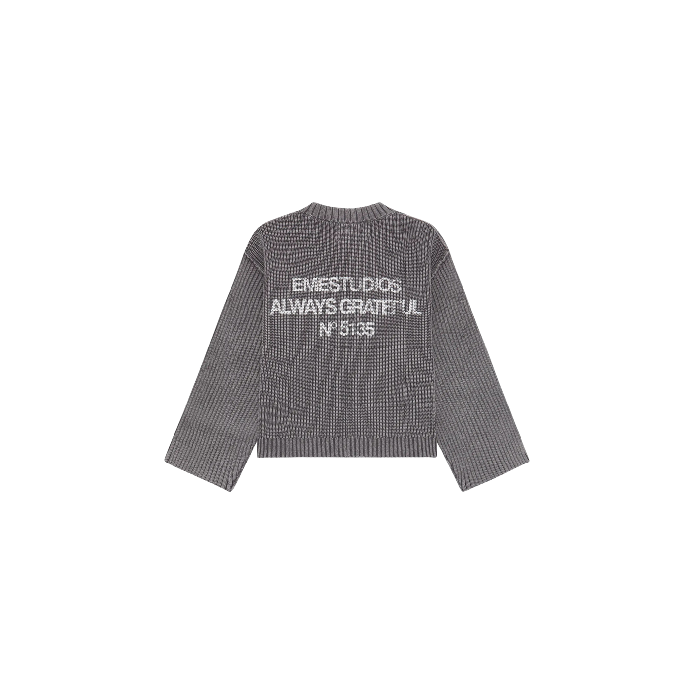 Eme Studios Collective Grey Knit Sweater