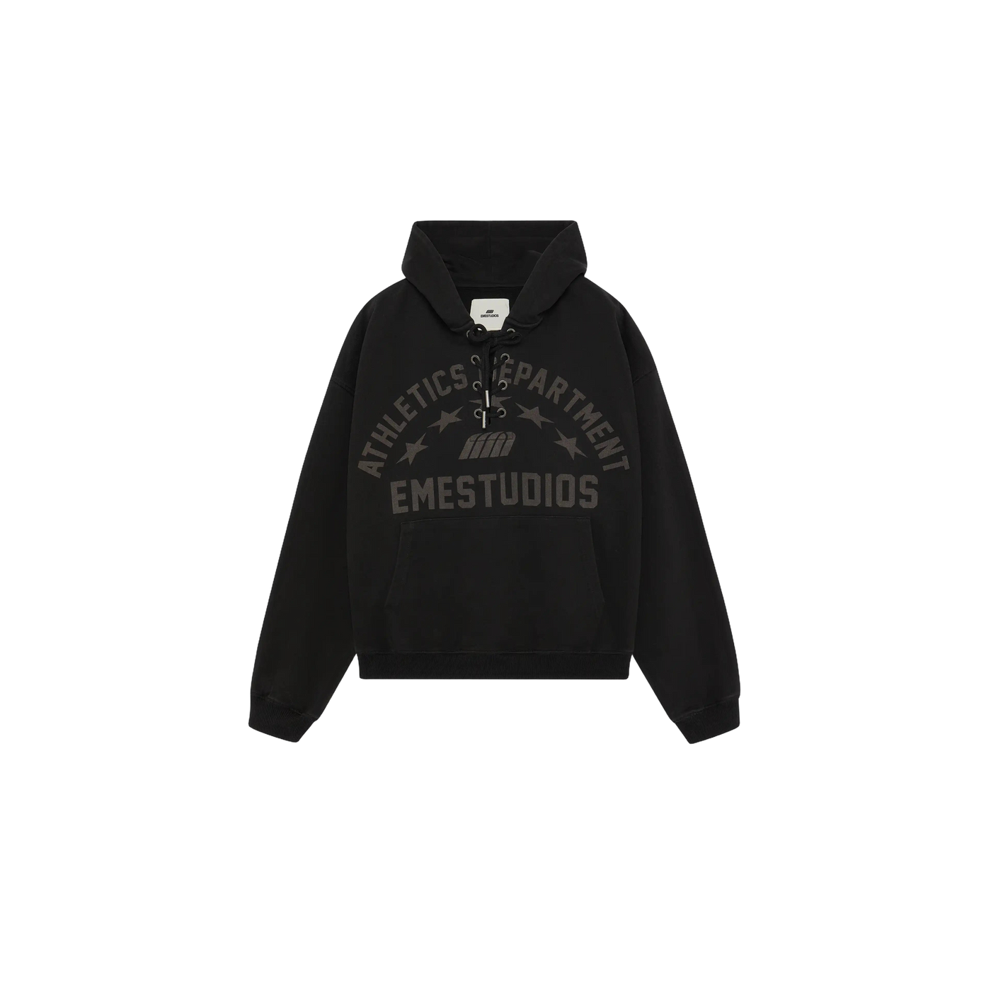 Eme Studios Cord Black Oversized Hoodie