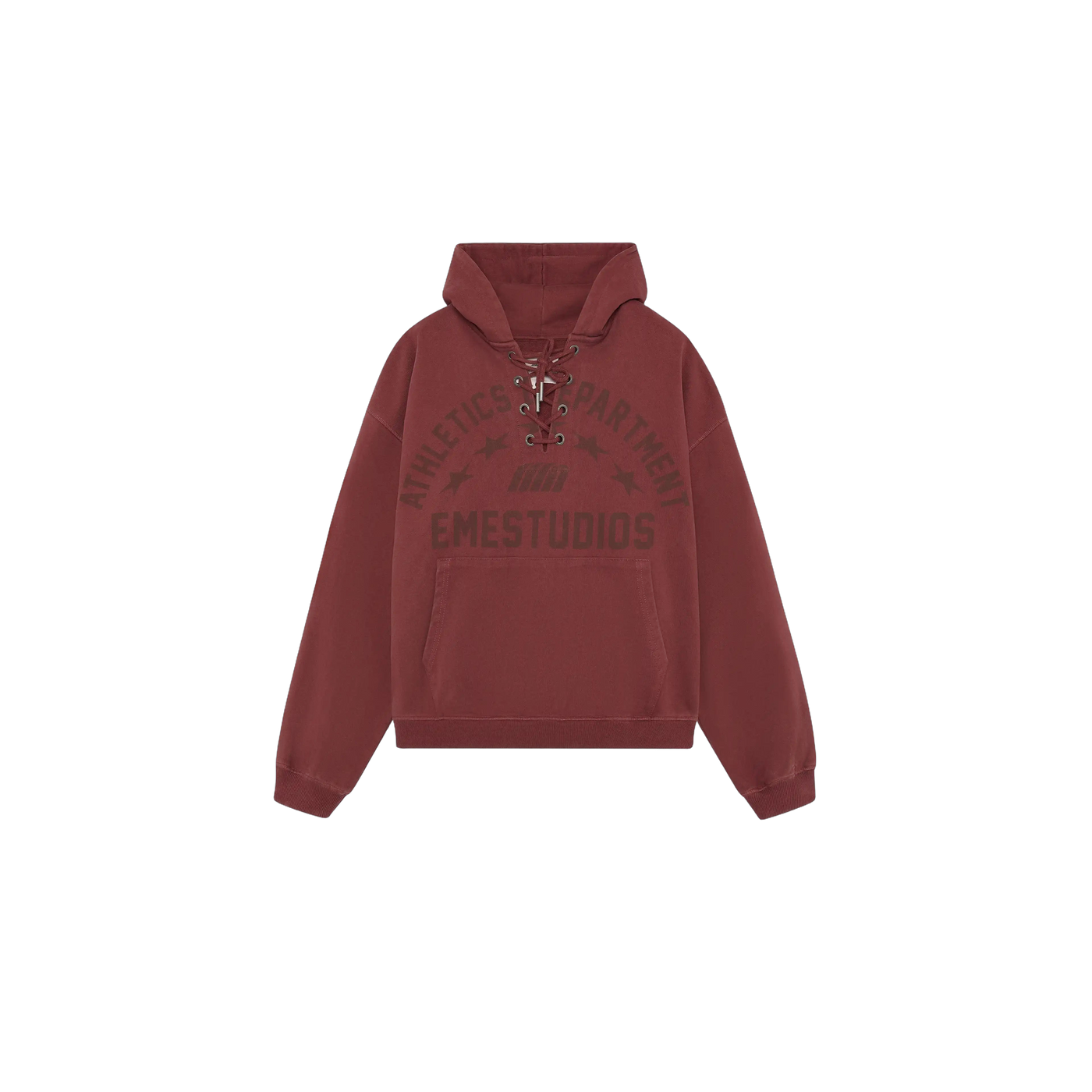 Eme Studios Cord Cabernet Oversized Hoodie