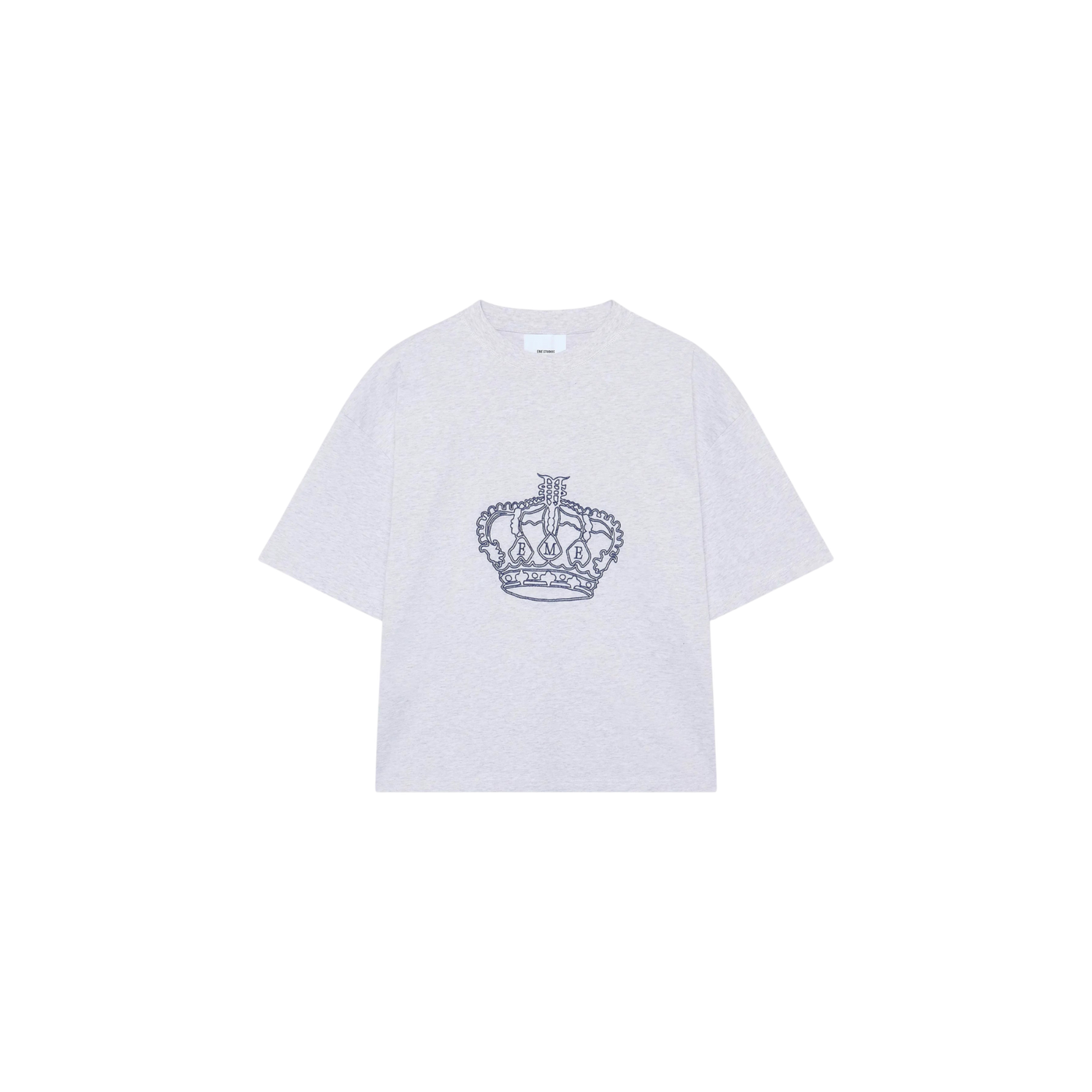 Eme Studios Crown Heather Grey Oversized T-Shirt