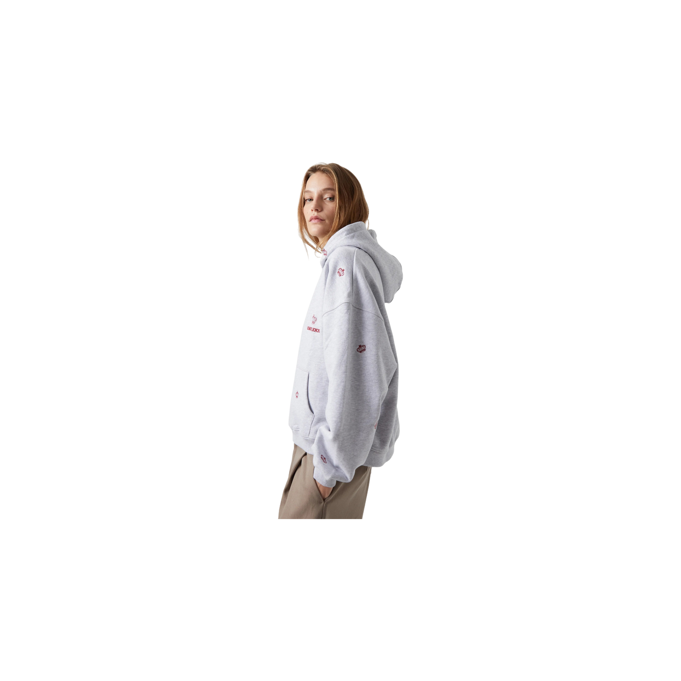 Eme Studios Crown Scarlet Oversized Hoodie