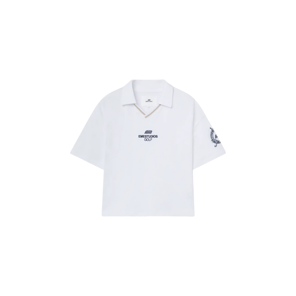 Eme Studios Daily Golf Pearl Short Sleeve Polo