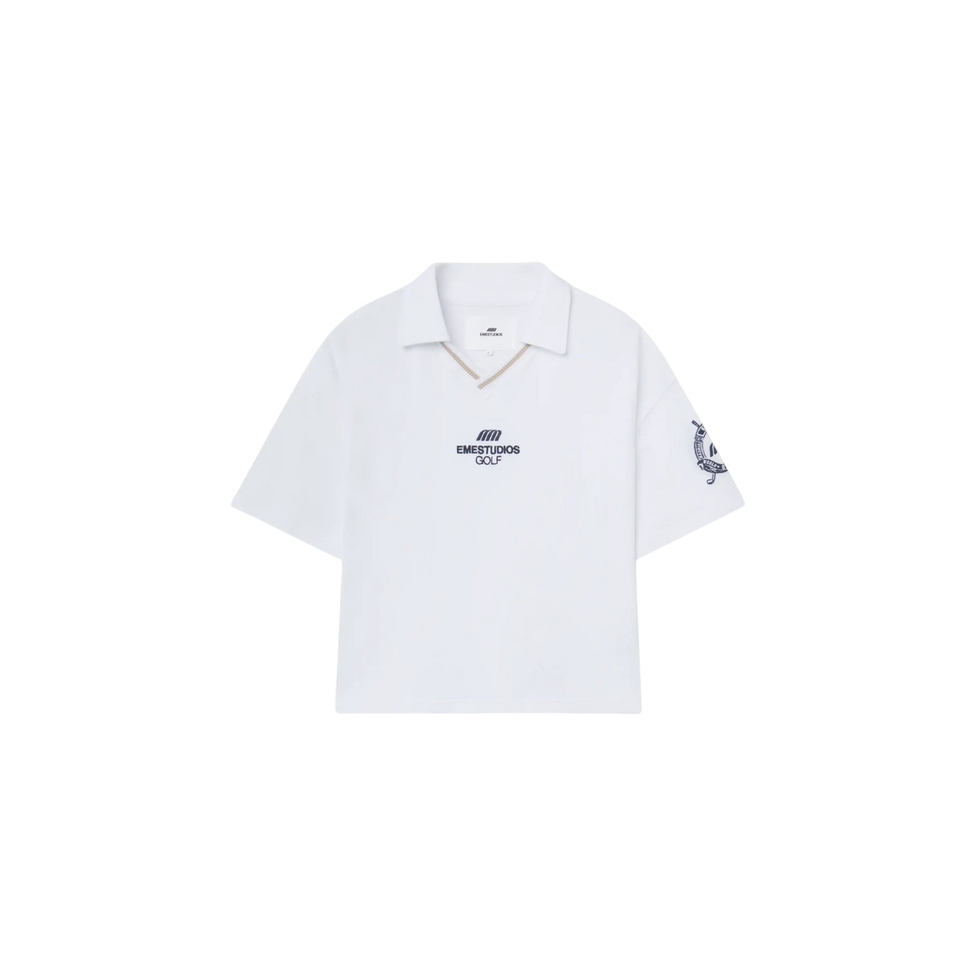 Eme Studios Daily Golf Pearl Short Sleeve Polo