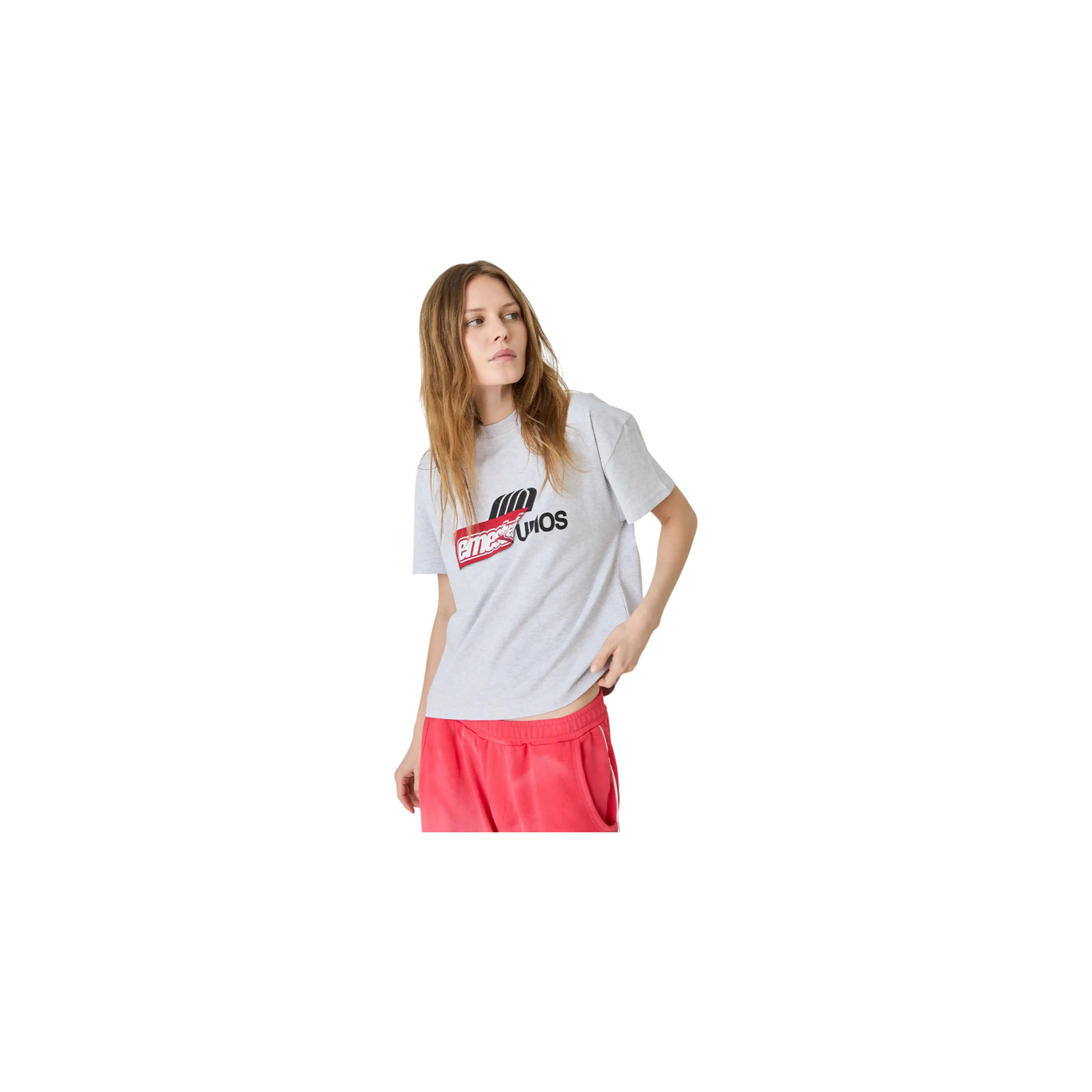 Eme Studios Despiece Heather Grey Oversized T-Shirt