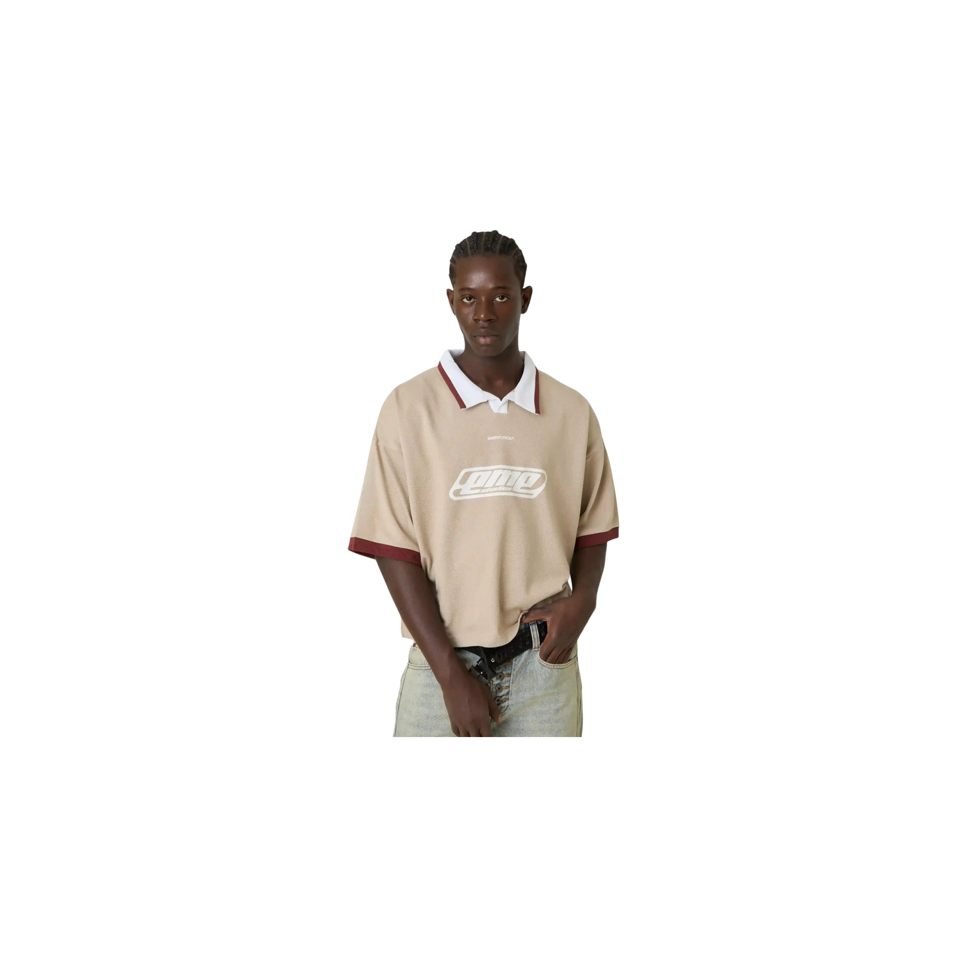 Eme Studios DKT Taupe Short Polo