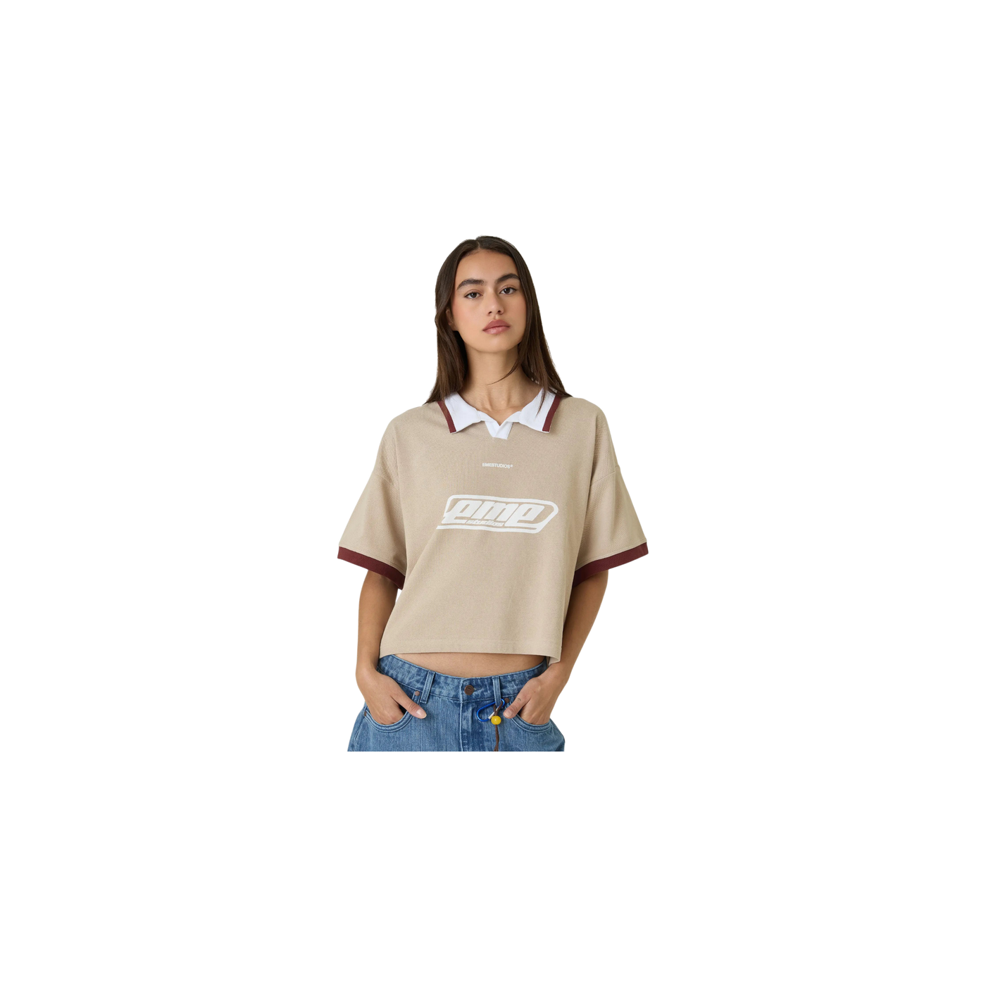 Eme Studios DKT Taupe Short Polo