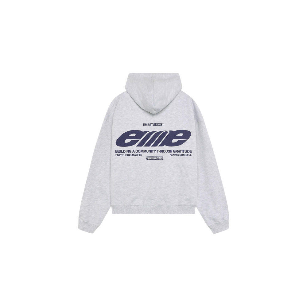 Eme Studios DNA Heather Grey Oversized Hoodie