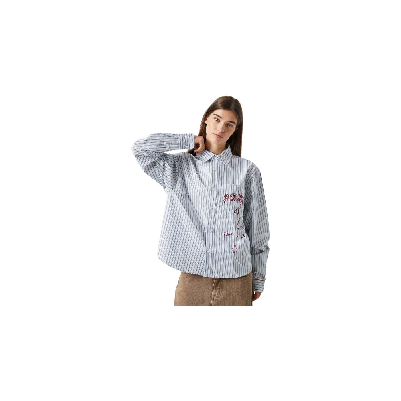 Eme Studios Don Boxy Stripped Shirt