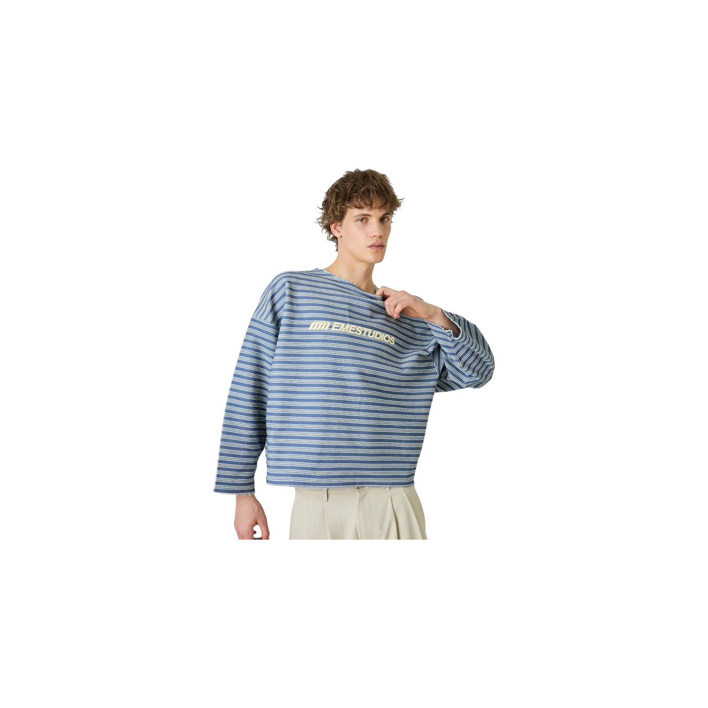 Eme Studios Dona Midnight Sky Reverse Crewneck