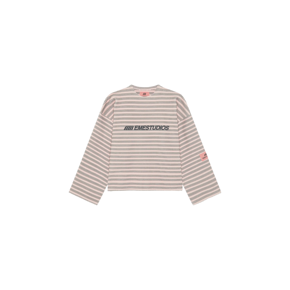 Eme Studios Dona Smoky Rose Reverse Crewneck